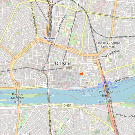 L'adresse sur une carte OpenStreetMap